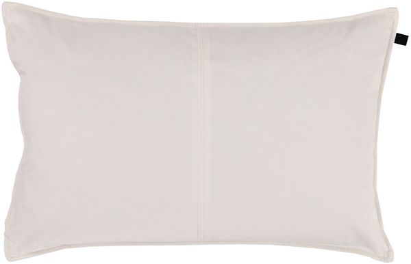 Overseas Middlestitch Samtkissen 40x60 cm, Off-White