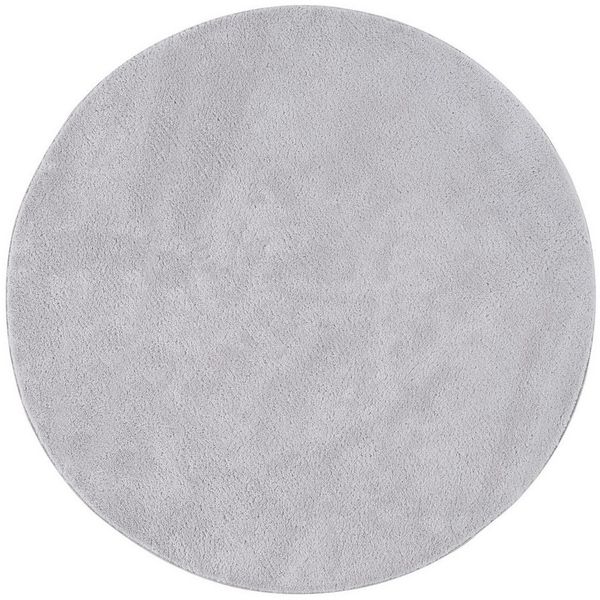 Jimri Teppich Fluffy flauschiger Teppich Läufer Hochwertige Kurzflor Teppich, Rund