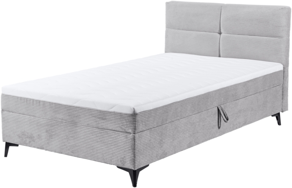Boxbett >ANDON 1< Liegefläche 120x200cm, Bezug dove - 121x102x210 (BxHxT)