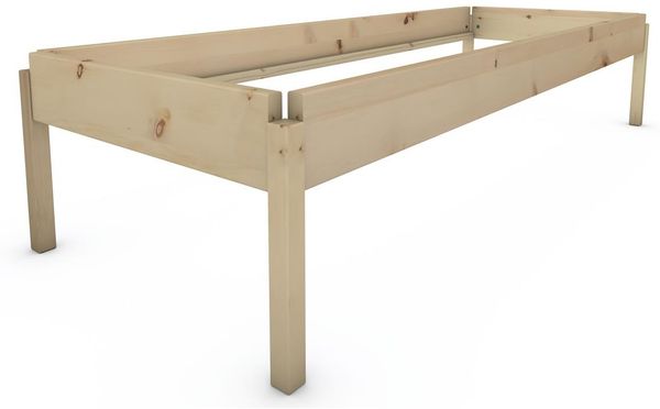 Stapelbett "Horst" 70 x 190 cm 44 cm Zirbe Holzbett Gästebett Massivholzbett Bild 3
