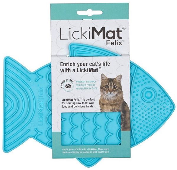 LickiMat Antischlingnapf Felix turquoise
