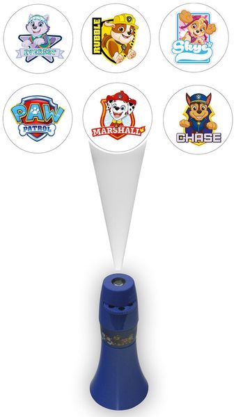 Kinderzimmer Nachtlicht PAW PATROL (6 Motive) Taschen-Projektor Batterie H: 15cm
