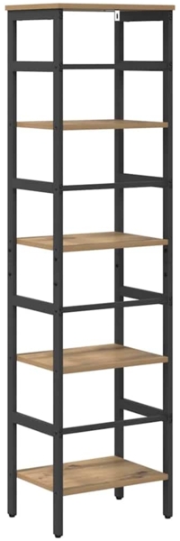vidaXL Bücherregal Artisan-Eiche 40 x 29,5 x 149 cm Holzwerkstoff 883915 Bild 6