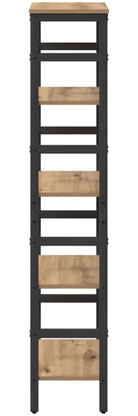 vidaXL Bücherregal Artisan-Eiche 40 x 29,5 x 149 cm Holzwerkstoff 883915 Bild 5