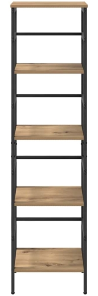 vidaXL Bücherregal Artisan-Eiche 40 x 29,5 x 149 cm Holzwerkstoff 883915 Bild 4