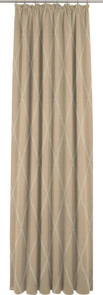 Adam Vorhang Casket Valdelana Light, Kräuselband (1 St), blickdicht, Jacquard