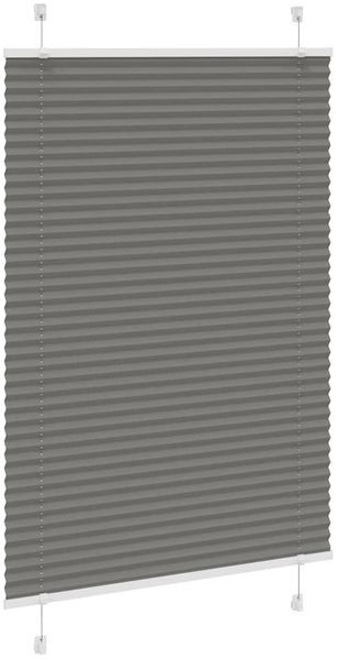 vidaXL Plissee Anthrazit 95x150 cm Stoffbreite 94,4 cm Polyester 4015091 Bild 3