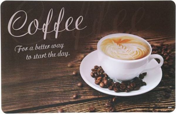 KESPER Platzset COFFEE aus Polypropylen / Untersetzer