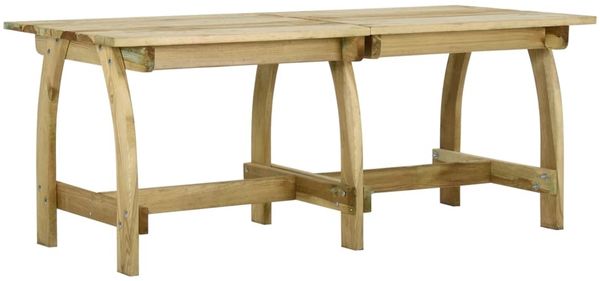 Gartentisch, Balkontisch, Esstisch 220 x 74 x 75 cm Kiefernholz Imprägniert