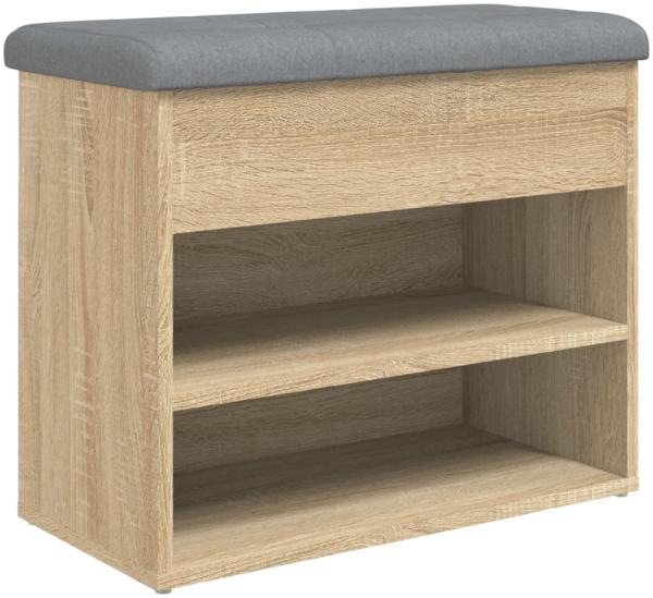 vidaXL Schuhbank Sonoma-Eiche 62x32x50 cm Holzwerkstoff 835098