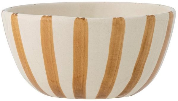Bloomingville Tasse Bloomingville Begonia Schale, Braun, 500 ml, Steingut