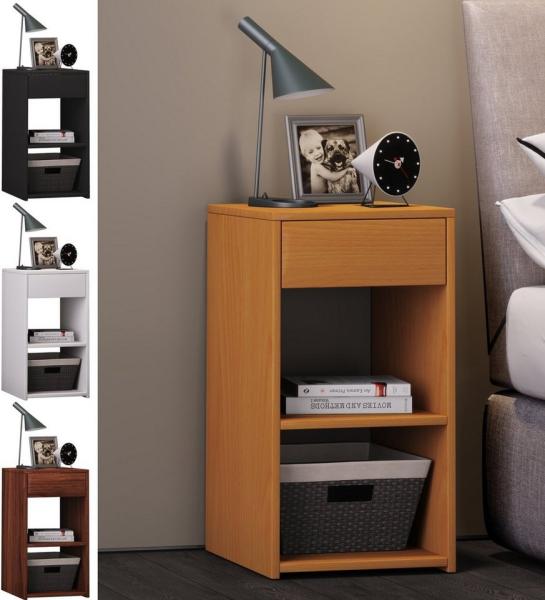 VCM Nachttisch Sledo 913243 Kern-Nussbaum H. 65 x B. 35 x T. 35 cm