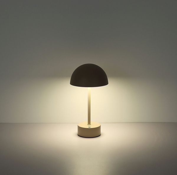 OTTO home LED Tischleuchte Briia - Akku Tischleuchte mit CCT, LED fest integriert, warmweiß - kaltweiß, Touchdimmer, CCT, USB, Akkulampe, dimmbar, warmweiß - kaltweiß