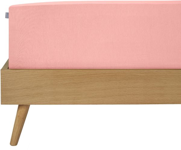 Schiesser Spannbettlaken Jessi - Edeljersey - 150 x 200 cm - Rosa