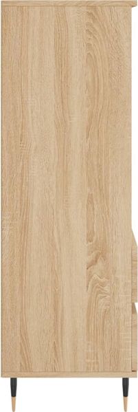 vidaXL Highboard Sonoma-Eiche 40x36x110 cm Holzwerkstoff 831503 Bild 7