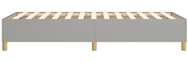 vidaXL Boxspringbettgestell Hellgrau 90x190 cm Stoff 3120921 Bild 6