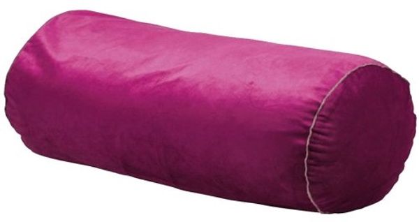 pad Kissenhülle Elegance für Nackenrolle Samt Berry (25x50 cm) 10127-S80-255