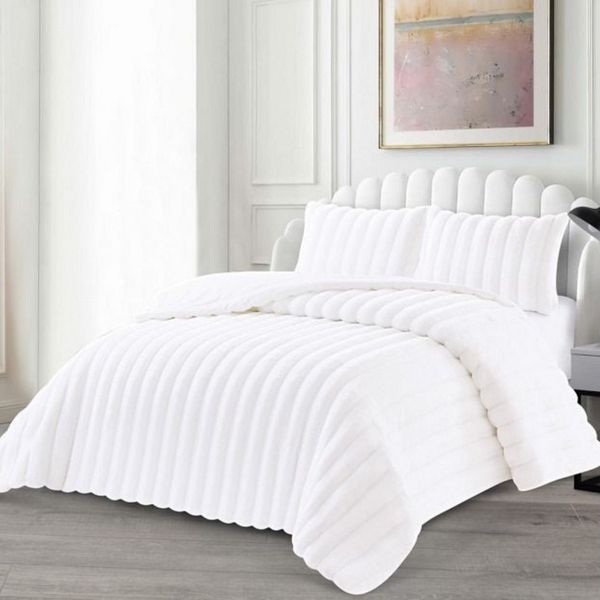 alesvelt Tagesdecke Set Peri Überwurf Decke 3-Teilig 235X250 CM 2 Personen