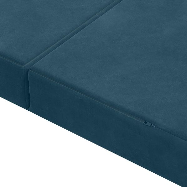 vidaXL Klappsofa Bett 120 x 67 x 45 cm Blau 900214 Bild 7
