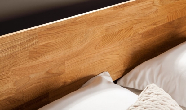 Massivholzbett Bett Schlafzimmerbet MAISON Eiche massiv 180x200 cm Bild 3