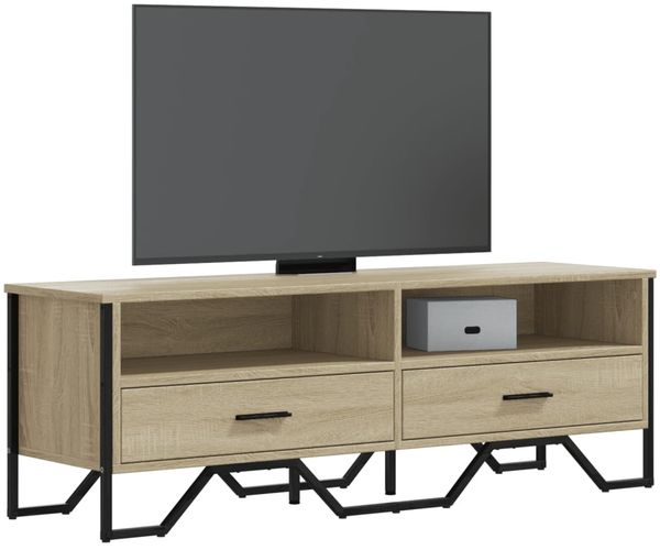 vidaXL TV-Schrank Sonoma-Eiche 122x34x41 cm Holzwerkstoff 848580