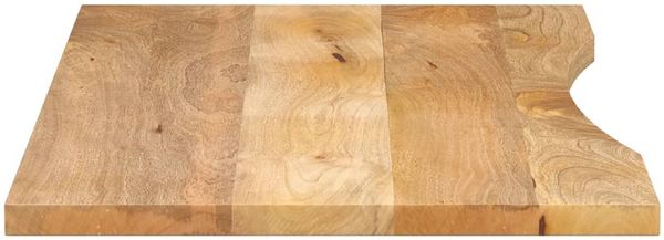 vidaXL Schreibtischplatte mit Aussparung 120x60x2,5cm Massivholz Mango 370203 Bild 4