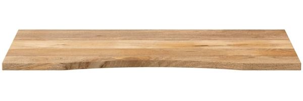 vidaXL Schreibtischplatte mit Aussparung 120x60x2,5cm Massivholz Mango 370203 Bild 3