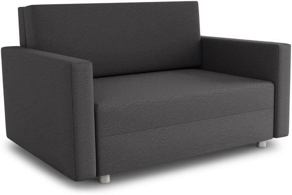 Schlafsofa Pura Maxi mit Bettkasten - Polstersofa mit Schlaffunktion, Sofa, Bettsofa, Wohnlandschaft (Dunkelgrau (Suedine 36)) Bild 2
