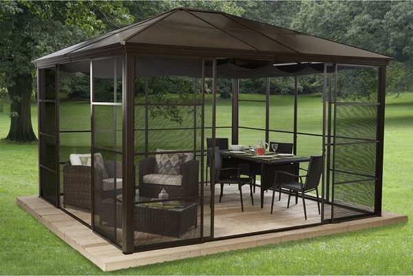 Sojag Castel 1214 | Metall Pavillon mit