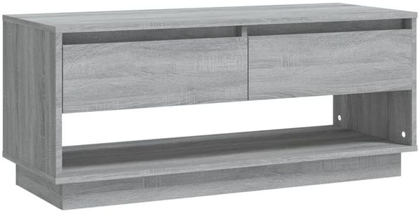 vidaXL TV-Schrank Grau Sonoma 102x41x44 cm Holzwerkstoff 812973 Bild 2
