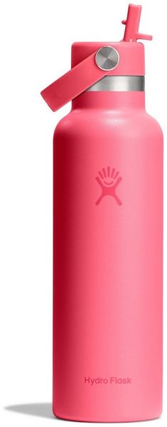 Hydro Flask Trinkflasche 21 OZ Standard Flex Straw Cap, 621 ml, TempShield® doppelwandige Vakuumisolierung