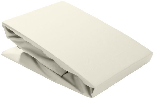 Mako Perkal Spannbettlaken natur 160x200cm