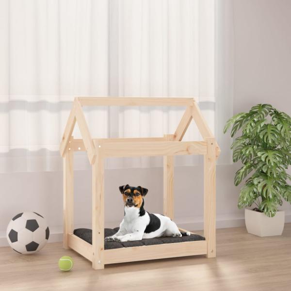 vidaXL Hundebett 61x50x70 cm Massivholz Kiefer, Natur