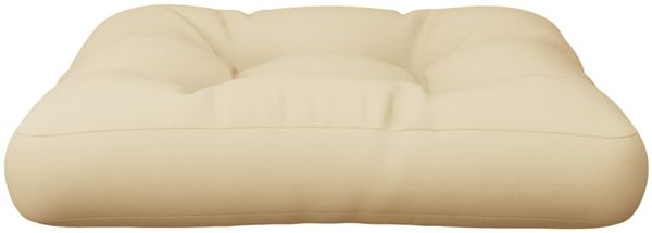 vidaXL Palettenkissen Beige 60x60x12 cm Stoff 360450 Bild 4