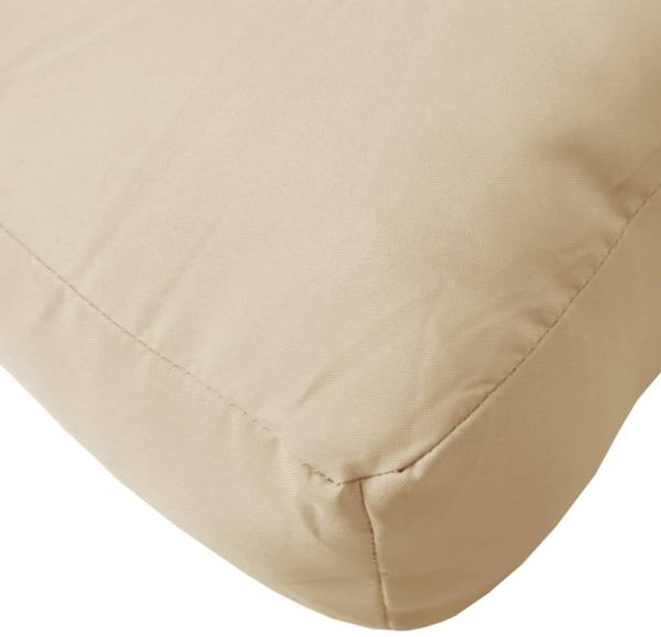 vidaXL Palettenkissen Beige 60x60x12 cm Stoff 360450 Bild 8