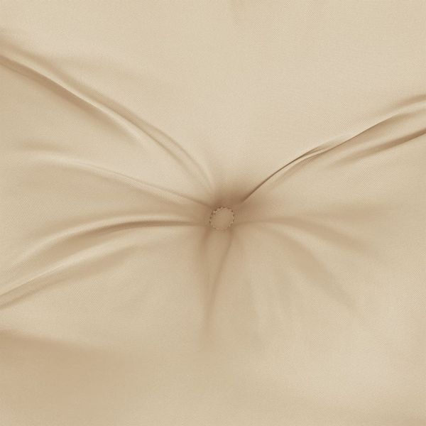 vidaXL Palettenkissen Beige 60x60x12 cm Stoff 360450 Bild 7