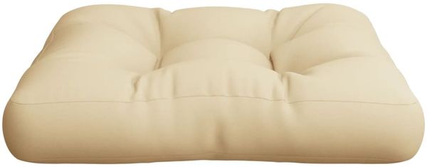 vidaXL Palettenkissen Beige 60x60x12 cm Stoff 360450 Bild 5