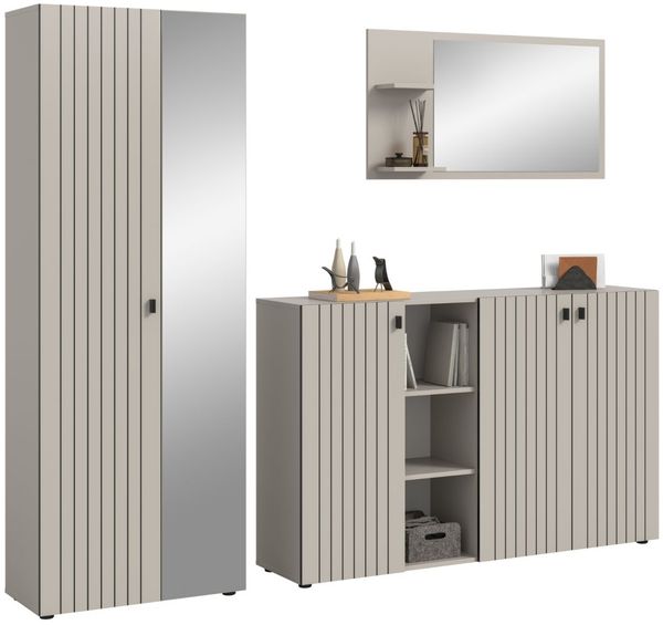 Garderobe Set 3-tlg. Loreno in kaschmir 235 cm Bild 5