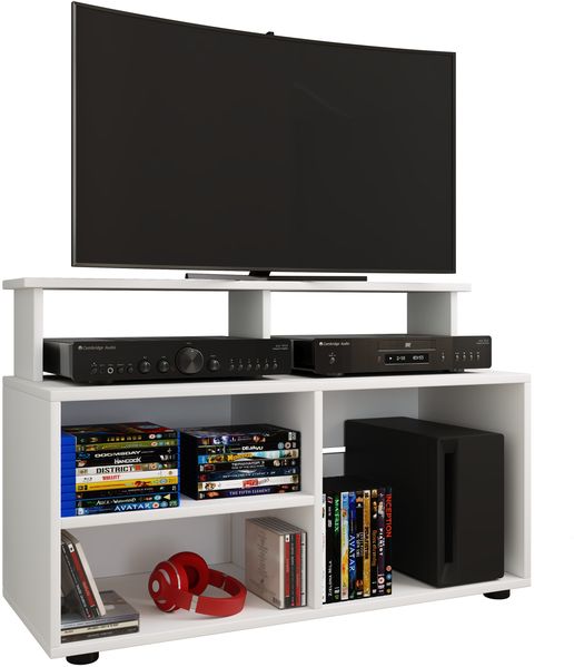 VCM TV-Möbel Balansia 918768 Weiß H. 59 x B. 90 x T. 36 cm