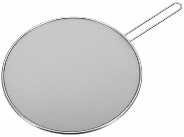 WESTMARK Spritzschutzdeckel ø 30 cm, Rostfreier Edelstahl, Picante, Silber