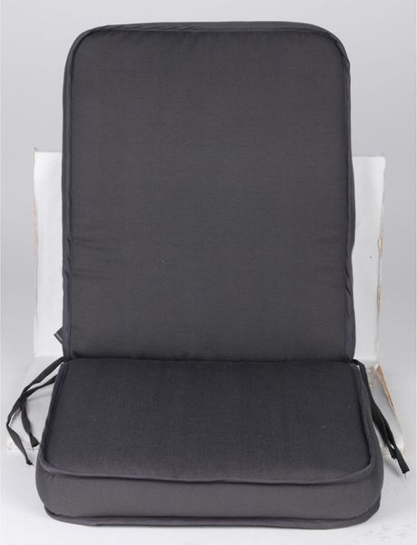 Hochlehner Auflage CANVAS 100x45 cm 4er Set – bequeme und robuste Gartenstuhlauflage für Terrasse Balkon und Garten strapazierfähig und komfortabel