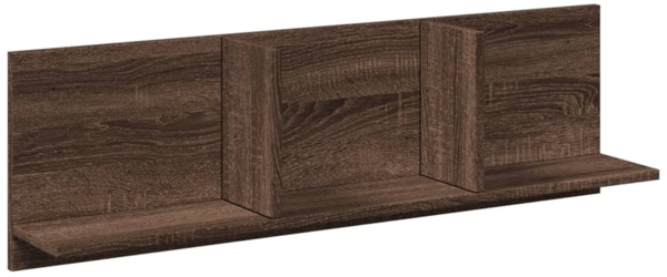 vidaXL Wandschrank 100x16,5x30 cm Braun Eichen-Optik Holzwerkstoff 854865
