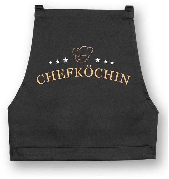 Youth Designz Grillschürze Damen Schürze CHEFKÖCHIN Print Kochschürze Statement Geschenk Frauen, mit lustigem Spruch & Logo Aufdruck