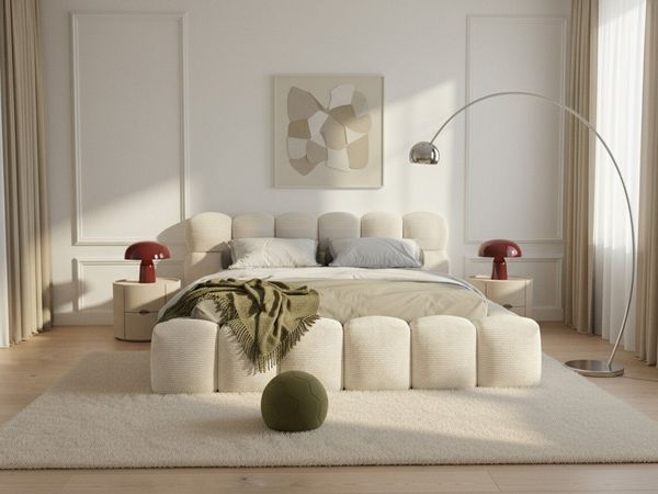wonello Polsterbett Lucca (das Original), Bett mit Bettkasten und Lattenrost – eleganter Cord-Stoff