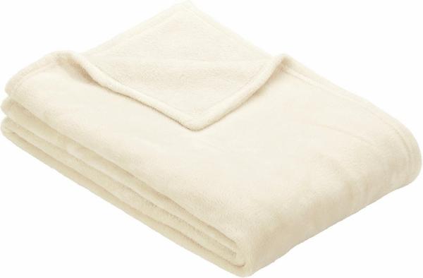 Wohndecke Uni Fleecedecke Olbia, IBENA, einfarbig schick, Kuscheldecke