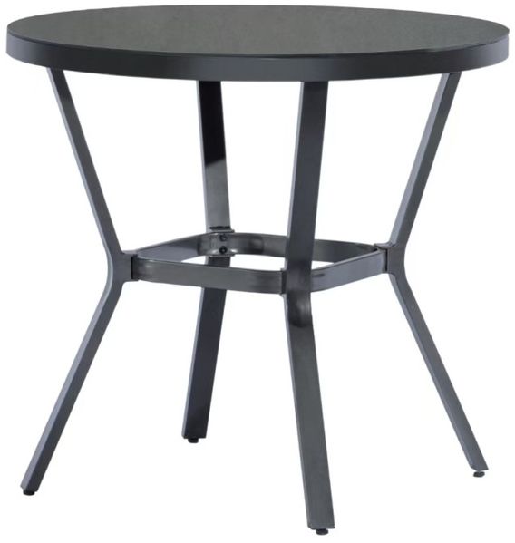 Primaster Gartentisch Aluminium Loreto Ø 80 cm anthrazit