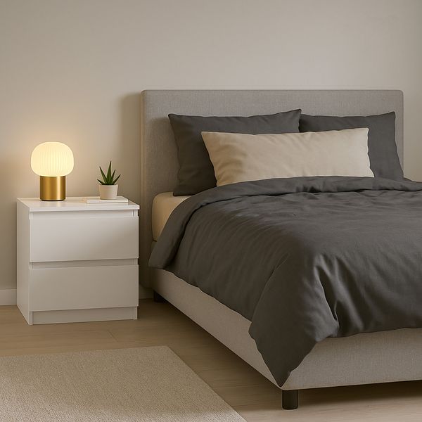 HTI-Living Nachtkommode Nachtkommode 2er Set Weiß (Set, 2 St, 2 Nachtkommoden), Nachtschrank Nachttisch