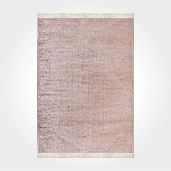 Moderner Läuferteppich 100 x 300 cm Baumwolle Braun 88781081 [en. casa]