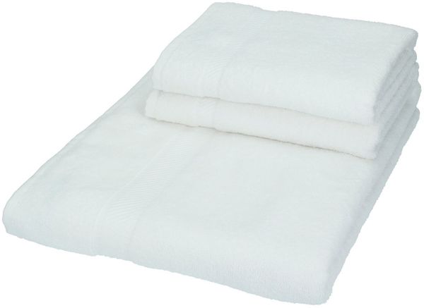 Betz Badetuch 3-TLG. XXL Badetuch Set Palermo Farbe weiß, (Set, 3-St)