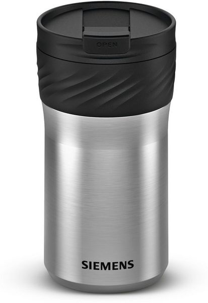 SIEMENS Thermobecher TZ40002, doppelwanding isoliert, für XL-Getränke, 480ml, auslaufsicher, spülmaschinenfest, frei von Blei, BPA und PFAS